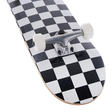 Load image into Gallery viewer, BLANK 8.0 Inch Complete Skateboard White Checker