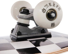 Load image into Gallery viewer, AWAKEN 8.0 Inch Complete Skateboard White Checker