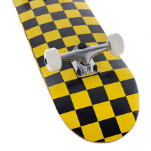 Load image into Gallery viewer, BLANK 8.0 Inch Complete Skateboard Yellow Checker
