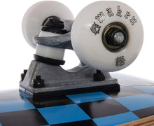 Load image into Gallery viewer, AWAKEN 8.0 Inch Complete Skateboard Blue Checker