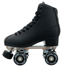 Load image into Gallery viewer, SKATE GEAR Outdoor 83A Wheels Quad Roller Skate - Classic Black
