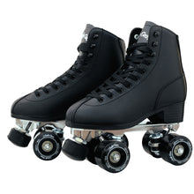 Load image into Gallery viewer, SKATE GEAR Outdoor 83A Wheels Quad Roller Skate - Classic Black