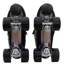 Load image into Gallery viewer, SKATE GEAR Outdoor 83A Wheels Quad Roller Skate - Classic Black