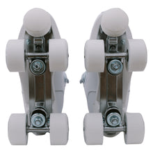 Load image into Gallery viewer, SKATE GEAR Outdoor 83A Wheels Quad Roller Skate - Classic White
