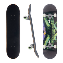 Load image into Gallery viewer, AWAKEN 8.0 Inch Complete Skateboard Green Monster