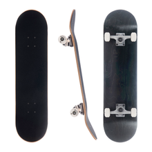 Load image into Gallery viewer, AWAKEN 8.0 Inch Complete Skateboard Stained Black