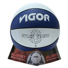 Load image into Gallery viewer, VIGOR Size 3 Red/White/Blue Rubber Basketball "MAGIC TEAM"
