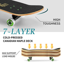 Load image into Gallery viewer, FISH SKATEBOARDS 8.0 Inch Complete Skateboard Diamond Green
