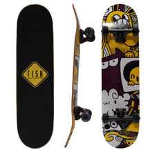 Load image into Gallery viewer, FISH SKATEBOARDS 8.0 Inch Complete Skateboard Funny Animals