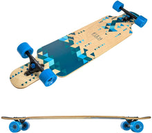 Load image into Gallery viewer, FISH 41 Inch Complete Longboard Blue Crystal