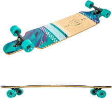 Load image into Gallery viewer, FISH 41 Inch Complete Longboard Green Trace