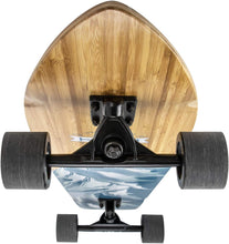 Load image into Gallery viewer, FISH 44 Inch Kick Tail Bamboo Longboard Cruiser - Grey