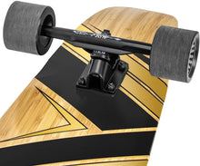 Load image into Gallery viewer, FISH 44 Inch Kick Tail Bamboo Longboard Cruiser - Golden