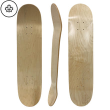 Load image into Gallery viewer, BLANK 7.5 | 7.75 | 8.0 | 8.25 | 8.5 Hard Maple Skateboard Decks C Type