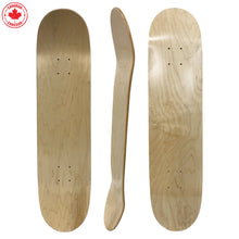 Load image into Gallery viewer, BLANK 7.5 | 7.75 | 8.0 | 8.25 | 8.5 Hard Rock Maple Skateboard Deck