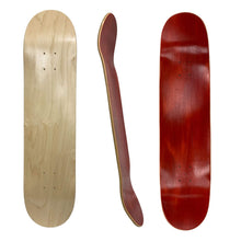 Load image into Gallery viewer, BLANK 7.5 | 7.75 Canadian Maple Skateboard Decks SA Type