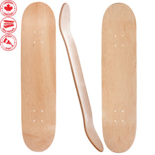 Load image into Gallery viewer, BLANK 7.5 | 7.75 | 8.0 | 8.13 | 8.25 | 8.38 | 8.5 | 8.75 | 9.0 Skateboard Decks SA Type
