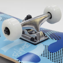 Load image into Gallery viewer, 3whys 8.0 Inch Complete Skateboard Blue Camouflage