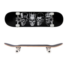 Load image into Gallery viewer, 3whys 8.0 Inch Complete Skateboard Bad Skulls