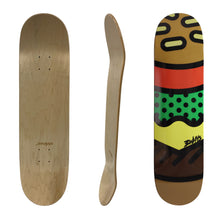 Load image into Gallery viewer, 3WHYS 7.5 | 7.75 | 8.0 | 8.25 | 8.5 Inch Skateboard Deck - Burger