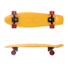 Load image into Gallery viewer, REKON 28 Inches Yellow Deck Red Wheels Plastic Cruiser