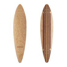 Load image into Gallery viewer, REKON 42 Inches Walnut Pintail Longboard Deck