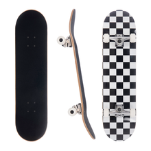 Load image into Gallery viewer, BLANK 8.0 Inch Complete Skateboard White Checker