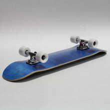 Load image into Gallery viewer, BLANK 8.5 Inch 60mm Wheels Complete Skateboard Stained Blue