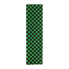 Load image into Gallery viewer, BLANK 9 x 33 Inches No Grain Green Checker Skateboard Grip Tape