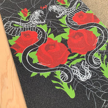 Load image into Gallery viewer, BLANK 9 x 33 Inches Rose Graphic Skateboard Grip Tape