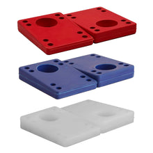 Load image into Gallery viewer, 8-14 mm Angled Wedge Rubber Riser Pads