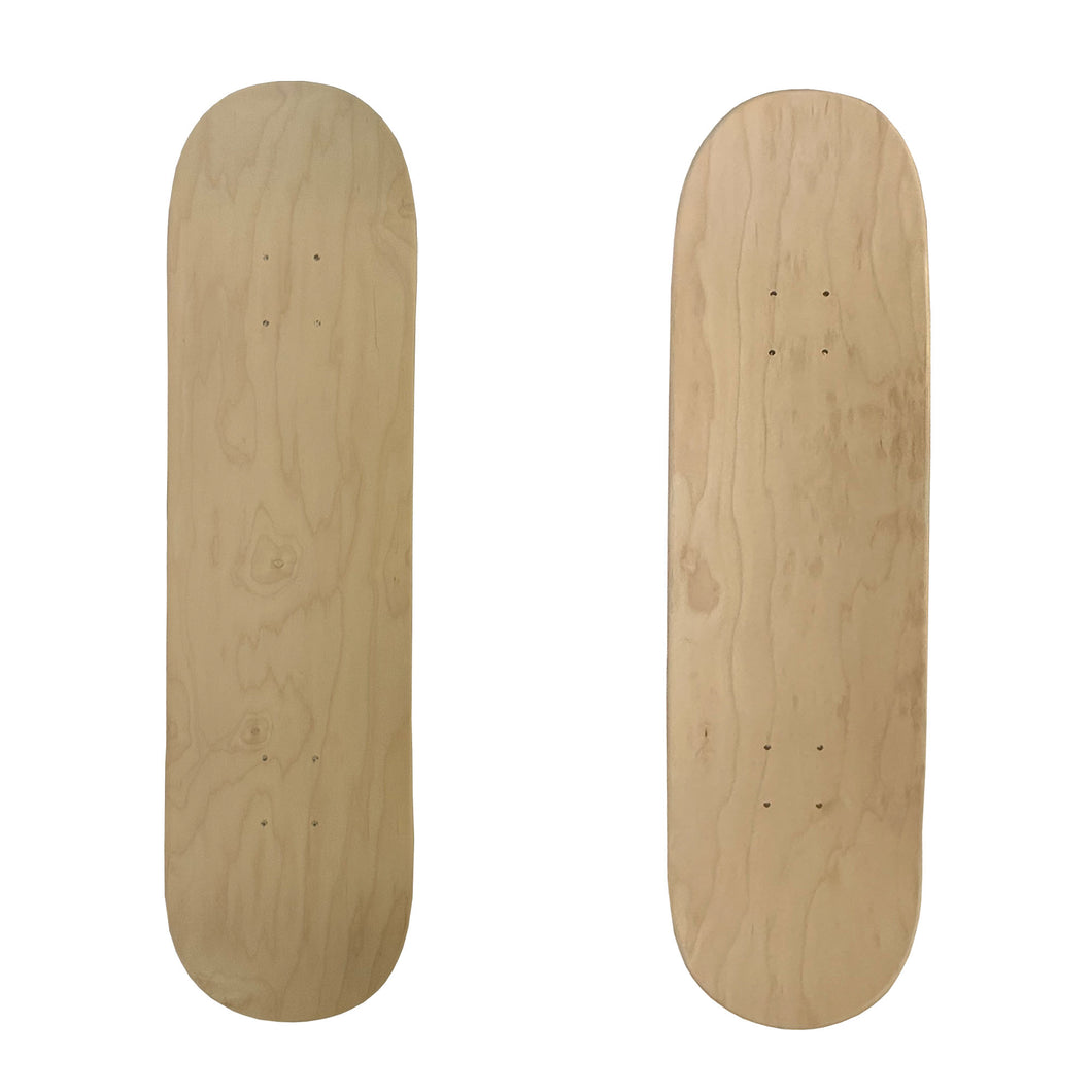 BLANK 8.0 | 8.25 | 8.5 Inches USA Skateboard Deck