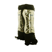 Load image into Gallery viewer, VIGOR Anodized Finish Blue/Silver/Gold Shin Guard

