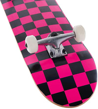 Load image into Gallery viewer, BLANK 8.0 Inch Complete Skateboard Pink Checker
