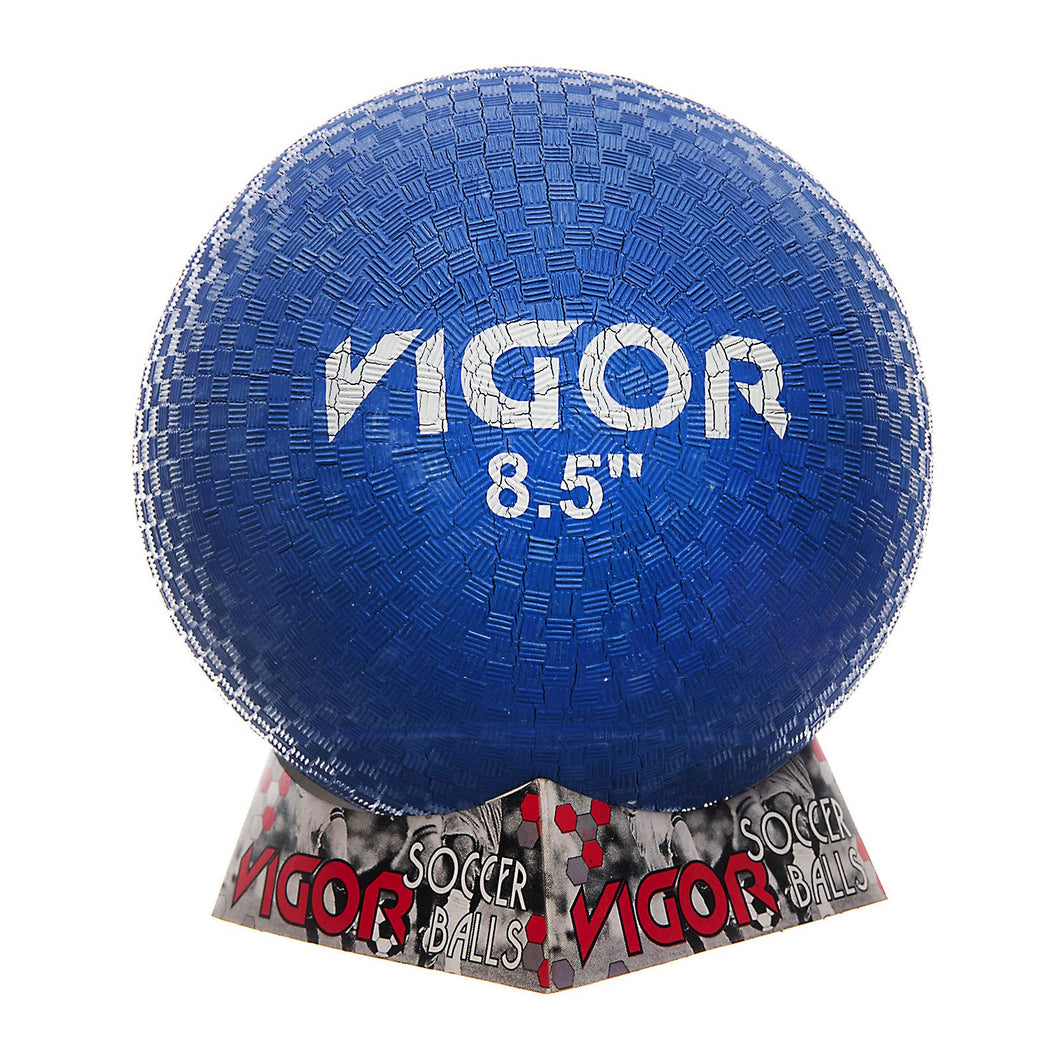 VIGOR Size 8.5 Blue Rubber Playground Dodge Ball