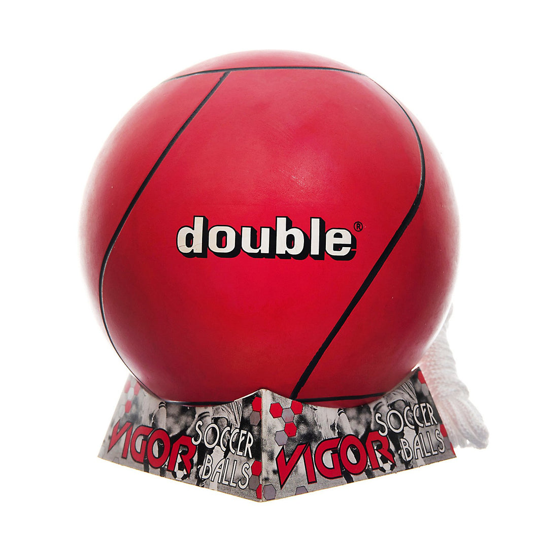 DOUBLE Red Rubber Tether Ball
