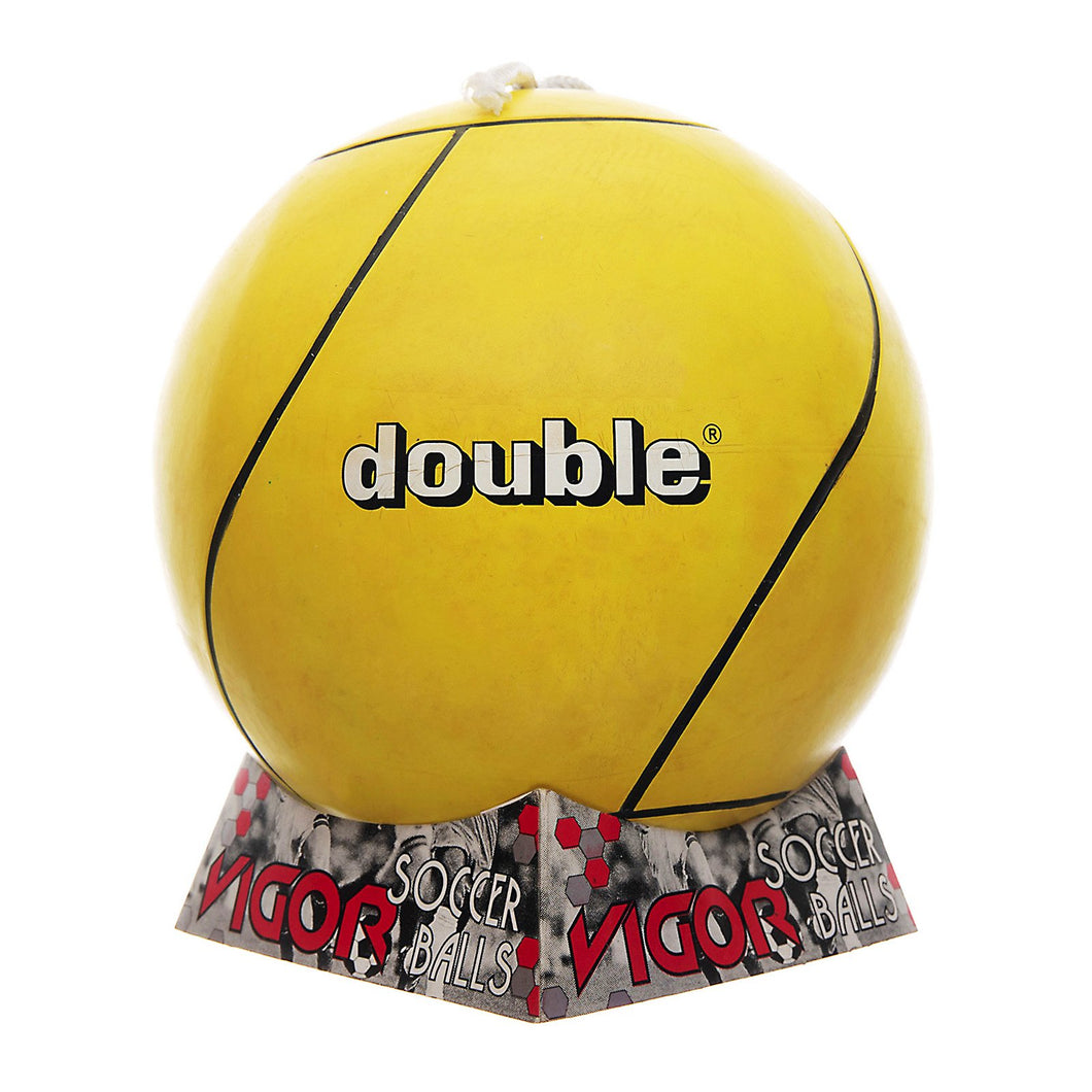 DOUBLE Yellow Rubber Tether Ball