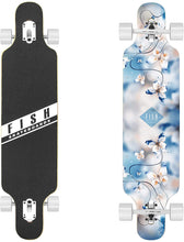 Load image into Gallery viewer, FISH 41 Inch Complete Longboard Butterfly
