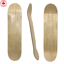 Load image into Gallery viewer, BLANK 7.5 | 7.75 | 8.0 | 8.25 | 8.5 Canadian Maple Skateboard Deck B Type
