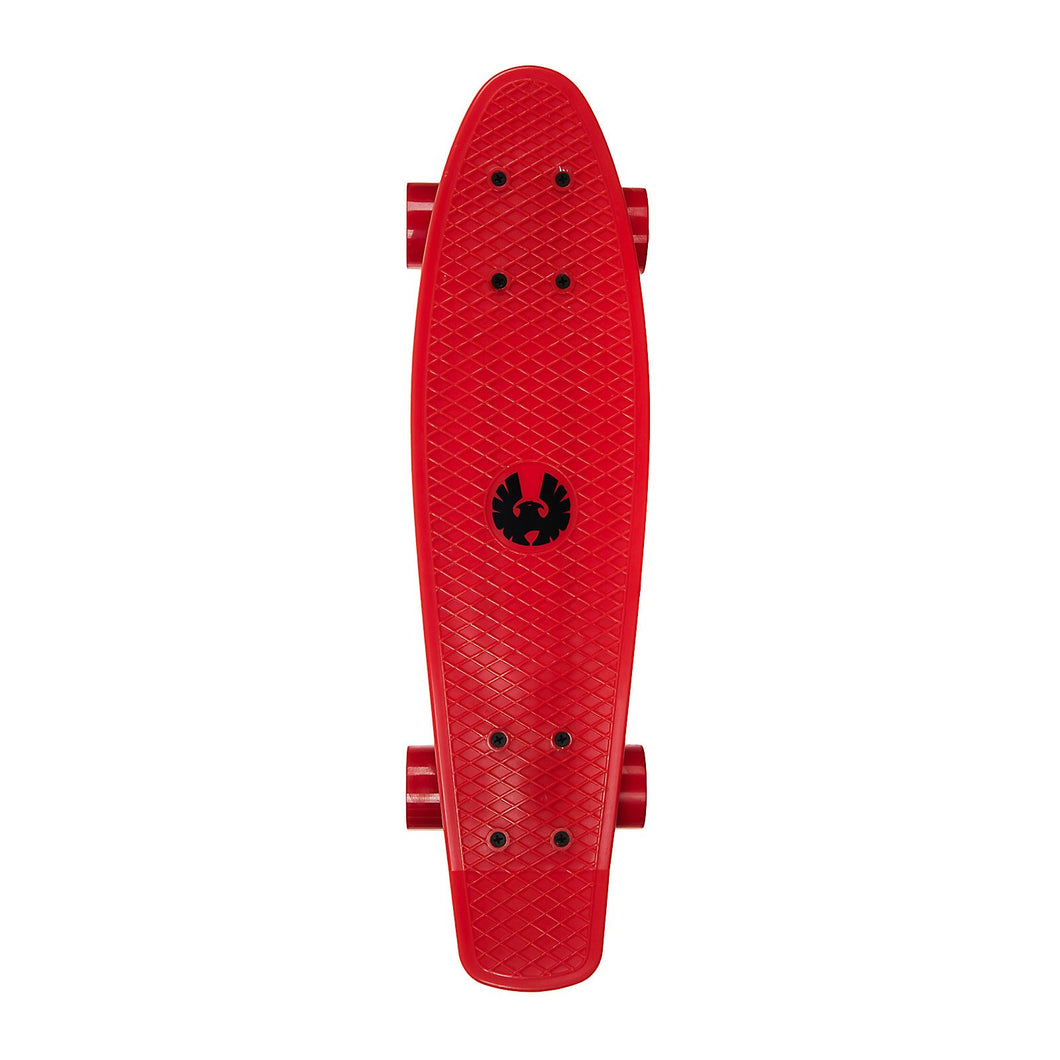 REKON 22 Inch Red Plastic Mini Cruiser