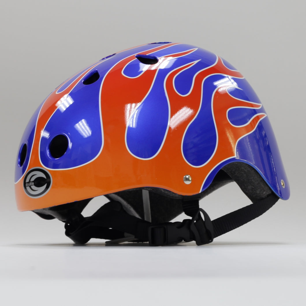 DOUBLE CPSC Skate Multisport Helmet Blue Flame
