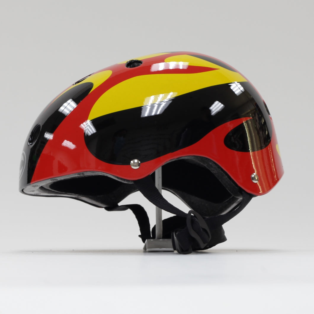 DOUBLE CPSC Skate Multisport Helmet Black Red Yellow