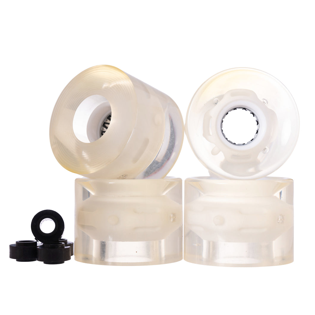 70mm x 51mm 78A LED Light-Up Longboard Wheels
