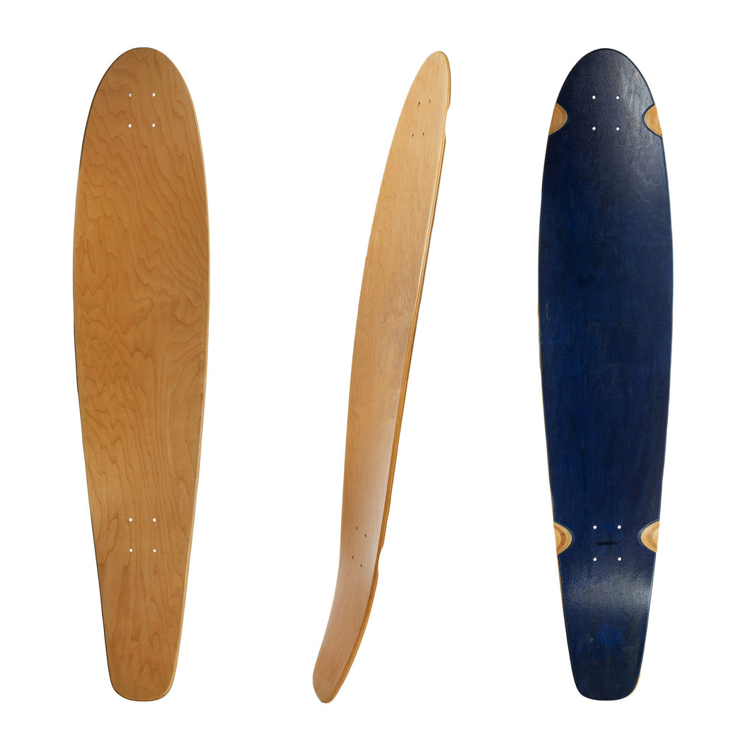 TURBO 44 Inch Kicktail Longboard Deck