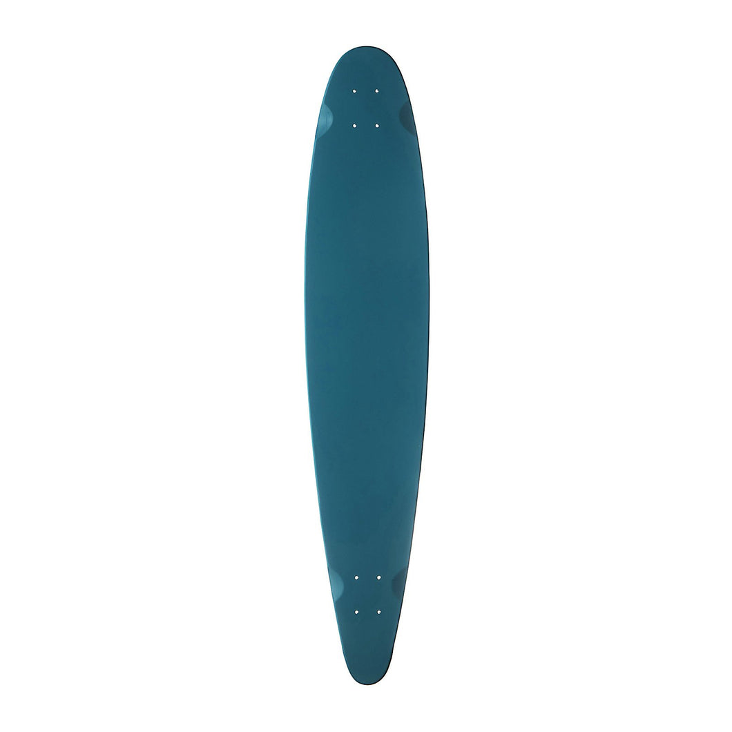 46 Inches Pintail Longboard Deck Blue