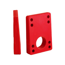 Load image into Gallery viewer, 8-14 mm Angled Wedge Rubber Riser Pads
