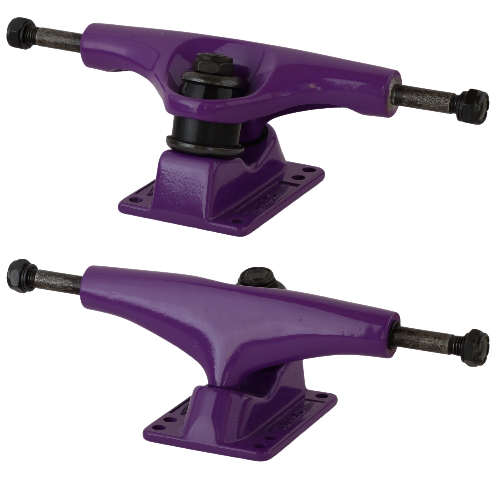  Purple Turbo 5.0 Orange Skateboard Trucks + 52Mm Wheels + ABEC  7 Bearings Riser Pads : Home & Kitchen